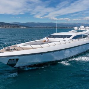 Lady B Mangusta 108 yacht charter 1