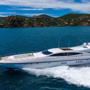 Lady B Mangusta 108 yacht charter