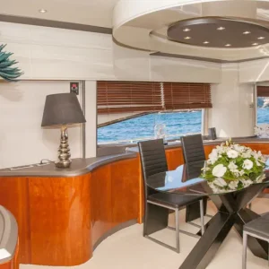 charter_motor_yacht_mochi_craft_white_fang_interior_dining